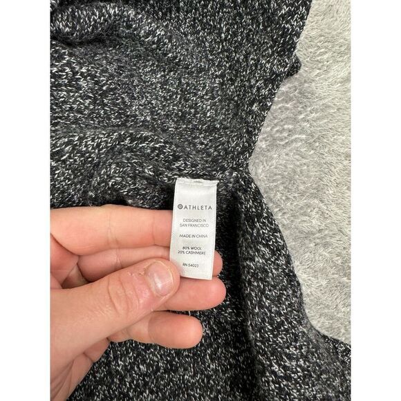 Athleta Switchback Pullover Sweater Women's Size Small Gray - Picture 4 of 9